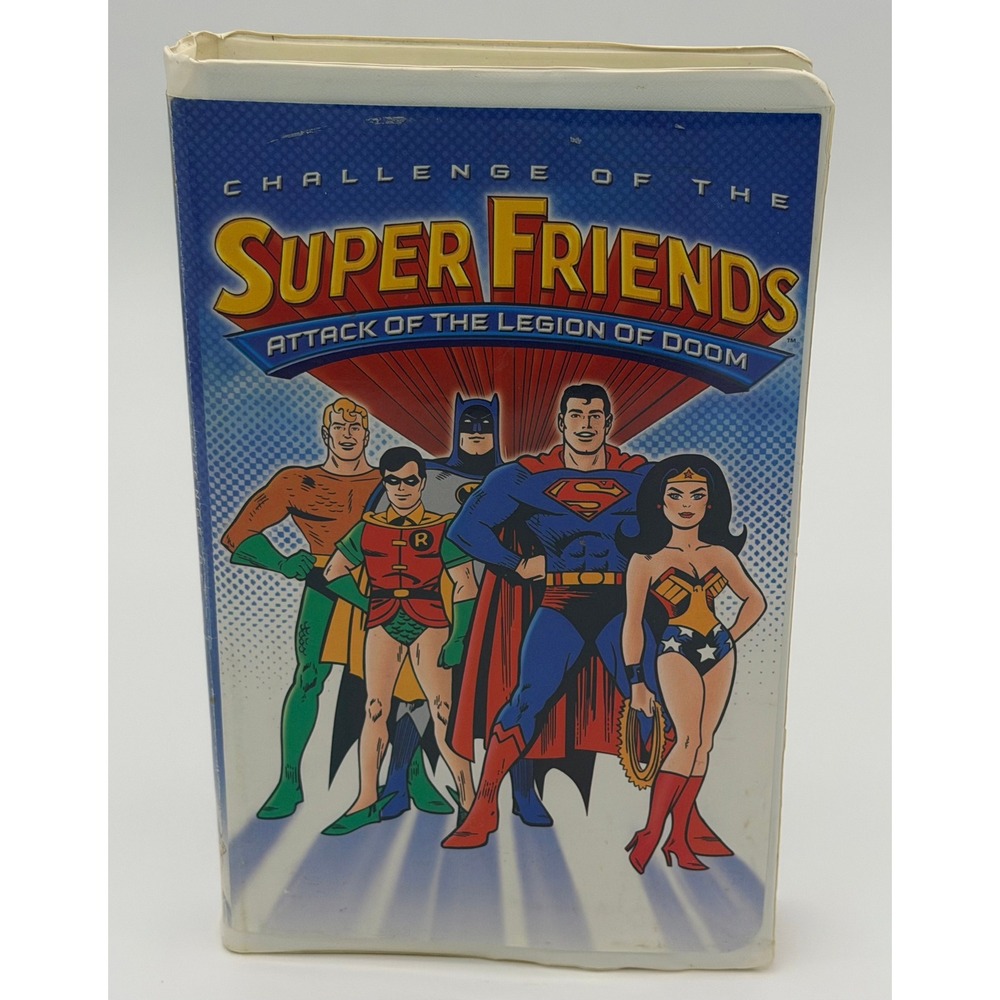 Challenge of the Super Friends Attack of the Legion of Doom VHS 2003 Warner Bros